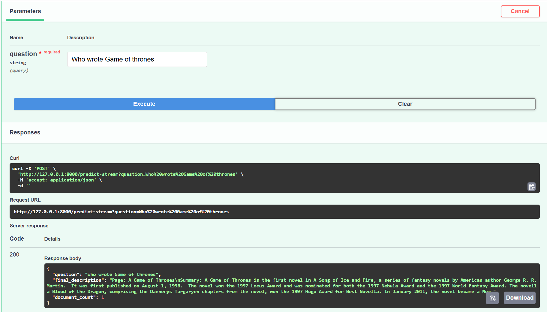 Swagger UI 1