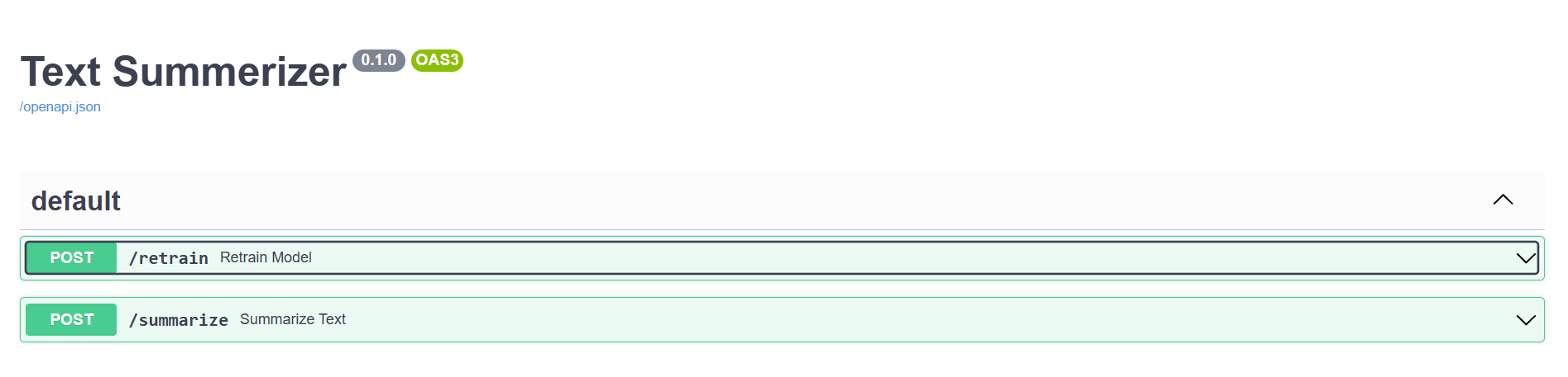 Swagger UI 1